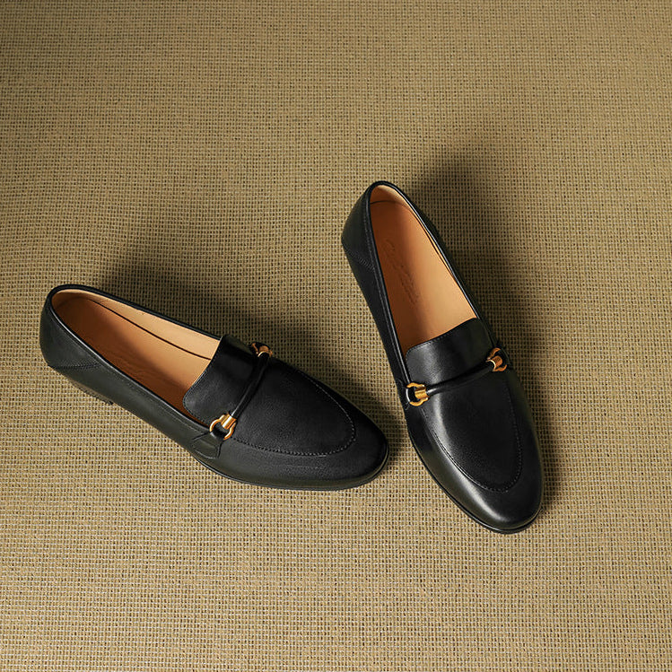 Muse & Valeur | Genuine Leather Loafers for Women
