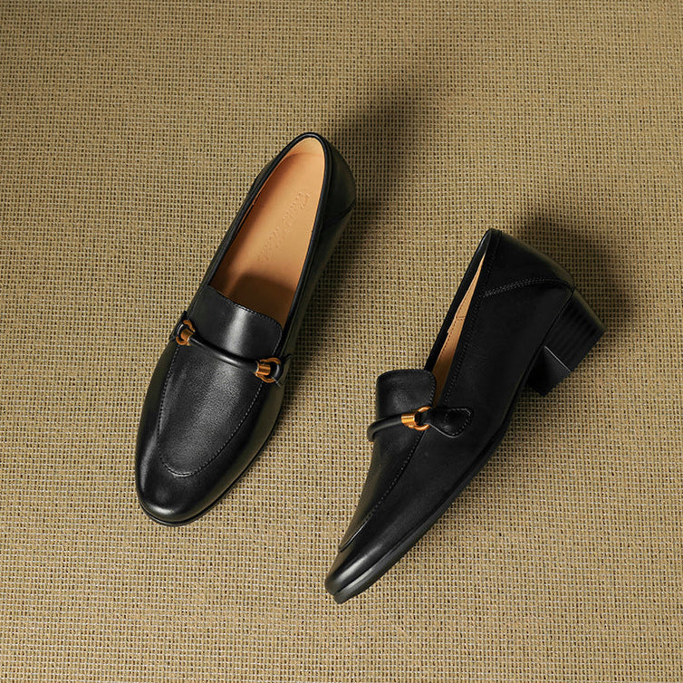 Muse & Valeur | Genuine Leather Loafers for Women