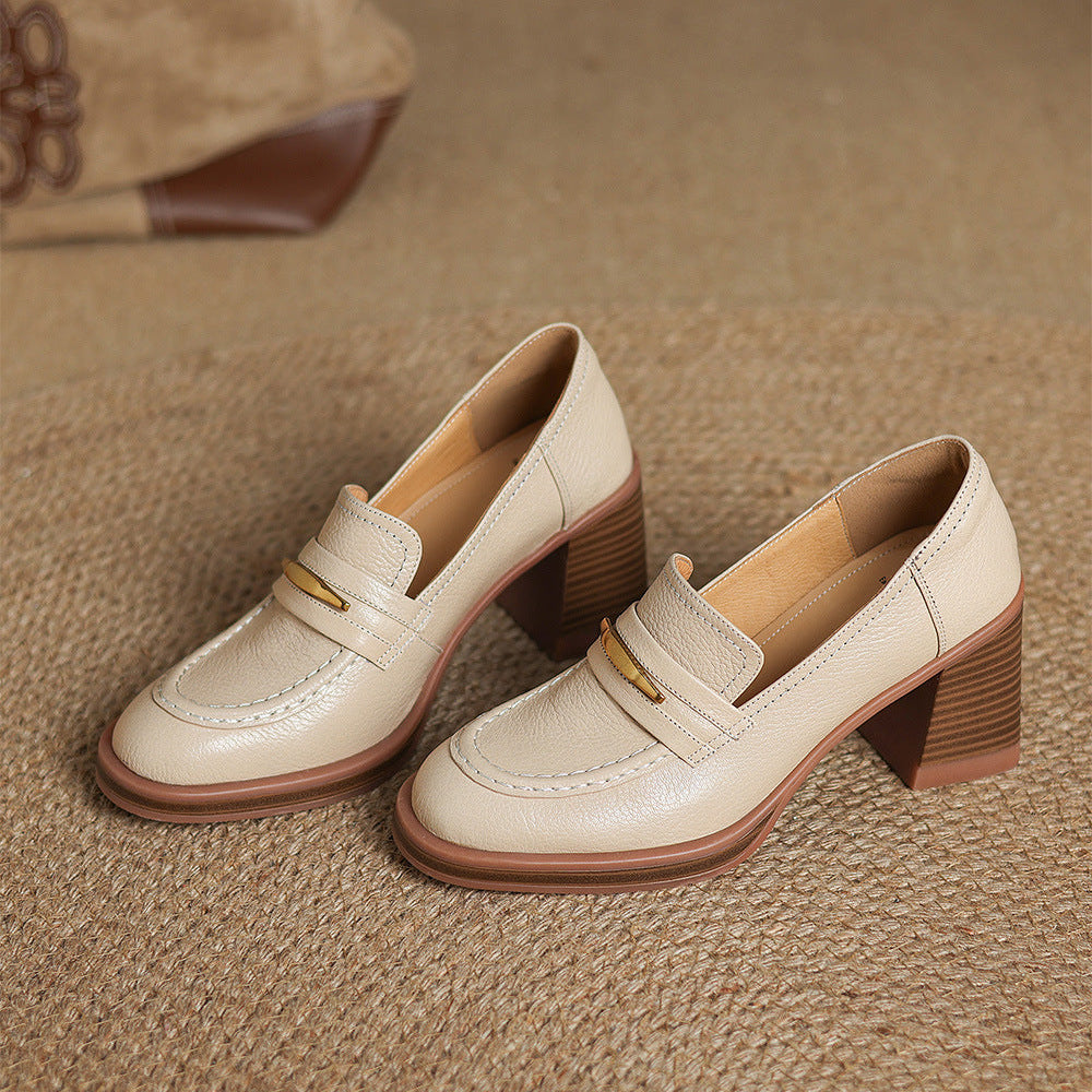 Muse & Valeur | Genuine Leather Heels for Women