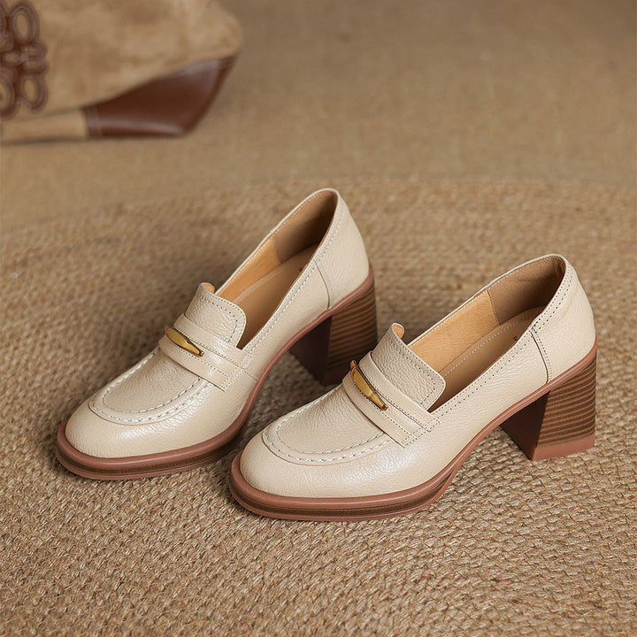 Muse & Valeur | Genuine Leather Heels for Women