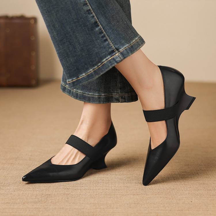 Muse & Valeur | Genuine Leather Heels for Women