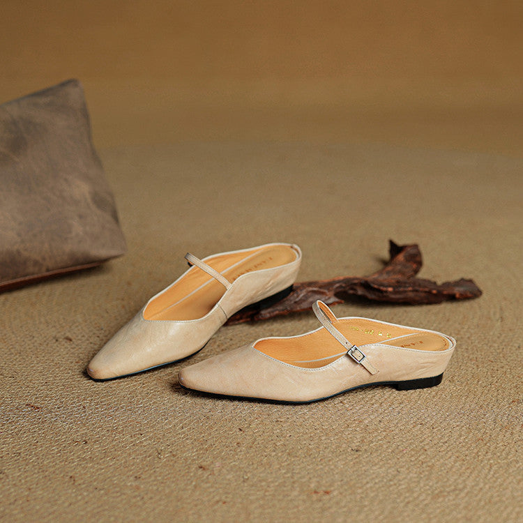 Muse & Valeur | Genuine Leather Mules for Women