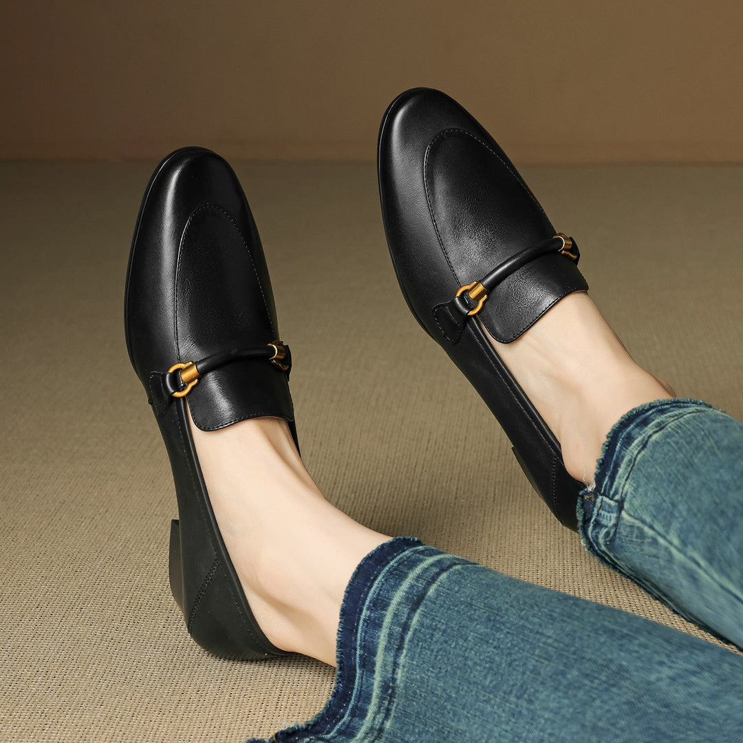 Muse & Valeur | Genuine Leather Loafers for Women