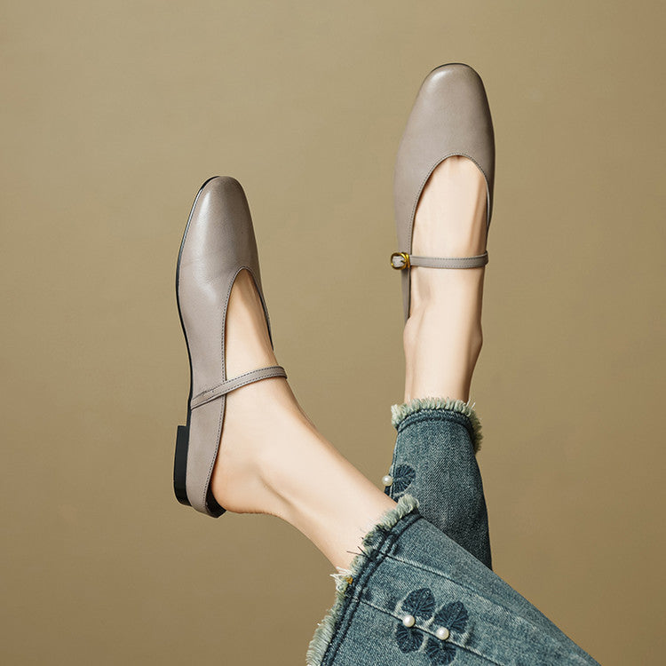 Muse & Valeur | Genuine Leather Mules for Women