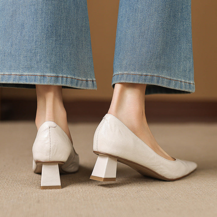 Muse & Valeur | Genuine Leather Heels for Women
