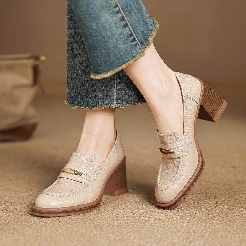 Muse & Valeur | Genuine Leather Heels for Women