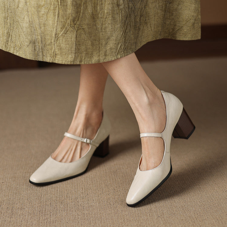 Muse & Valeur | Genuine Leather Heels for Women