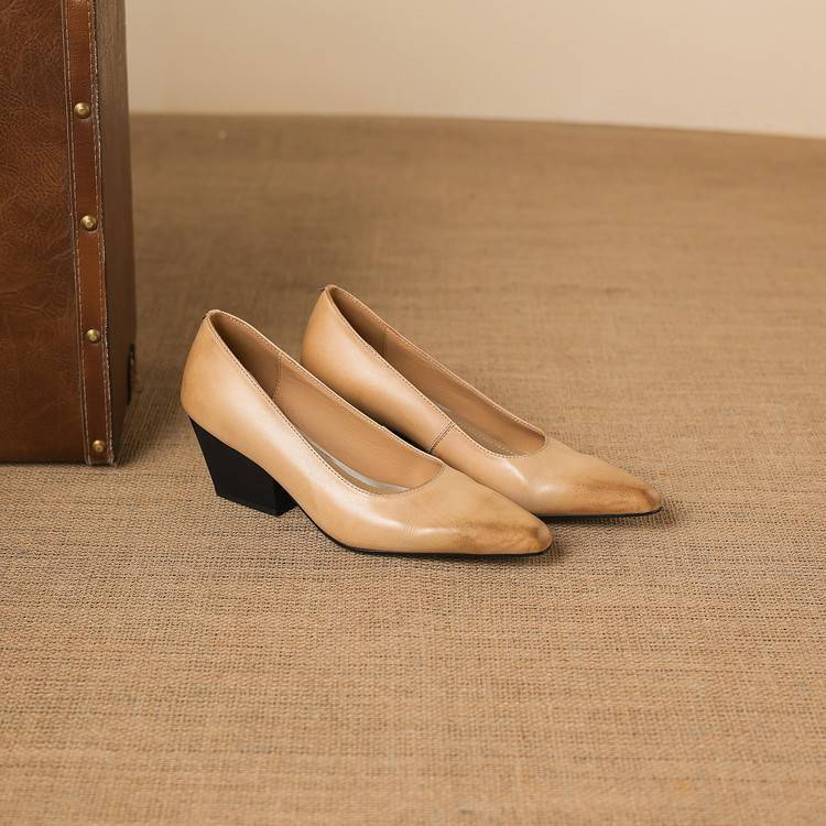 Muse & Valeur | Genuine Leather Heels for Women
