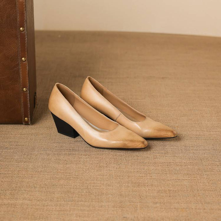 Muse & Valeur | Genuine Leather Heels for Women