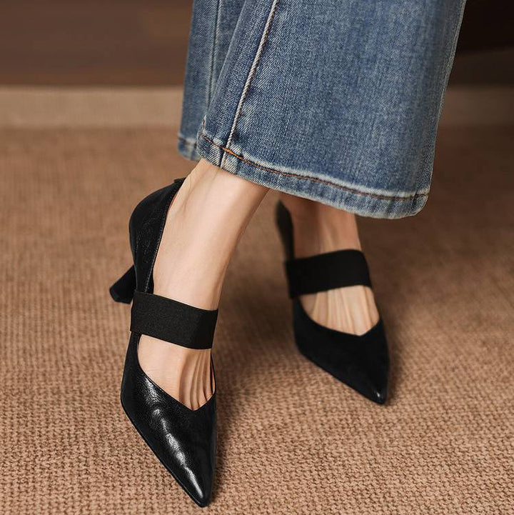 Muse & Valeur | Genuine Leather Heels for Women