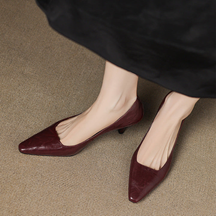 Muse & Valeur | Genuine Leather Heels for Women