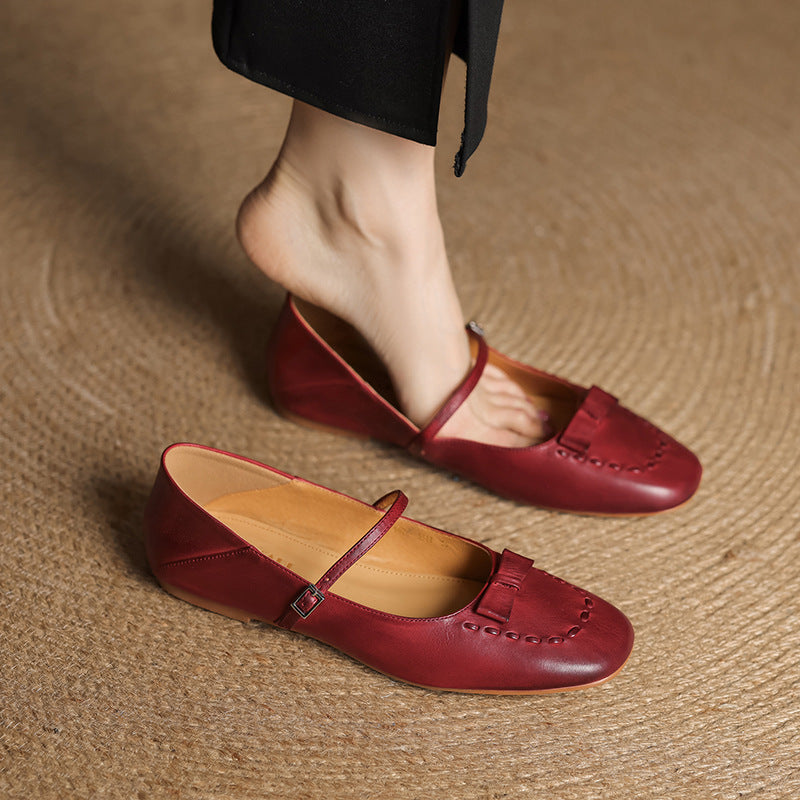 Muse & Valeur | Genuine Leather Flats for Women