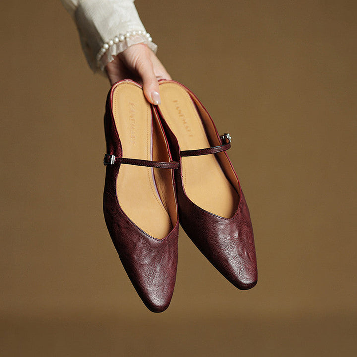 Muse & Valeur | Genuine Leather Mules for Women