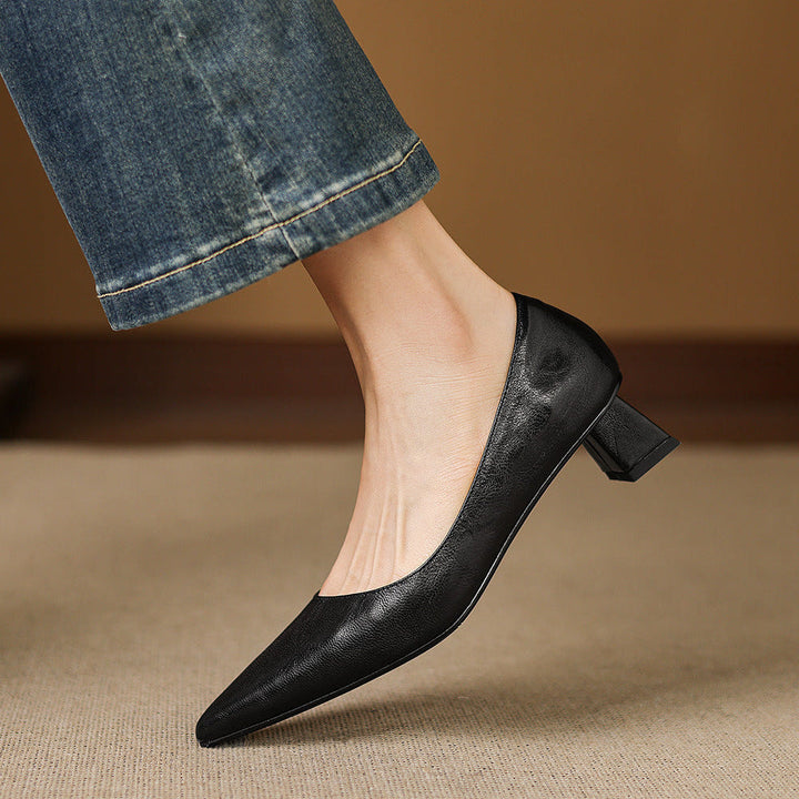 Muse & Valeur | Genuine Leather Heels for Women