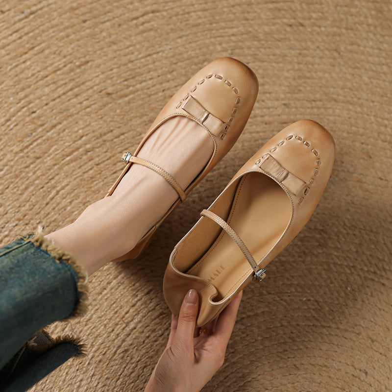 Muse & Valeur | Genuine Leather Flats for Women