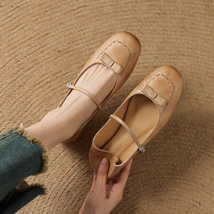 Muse & Valeur | Genuine Leather Flats for Women