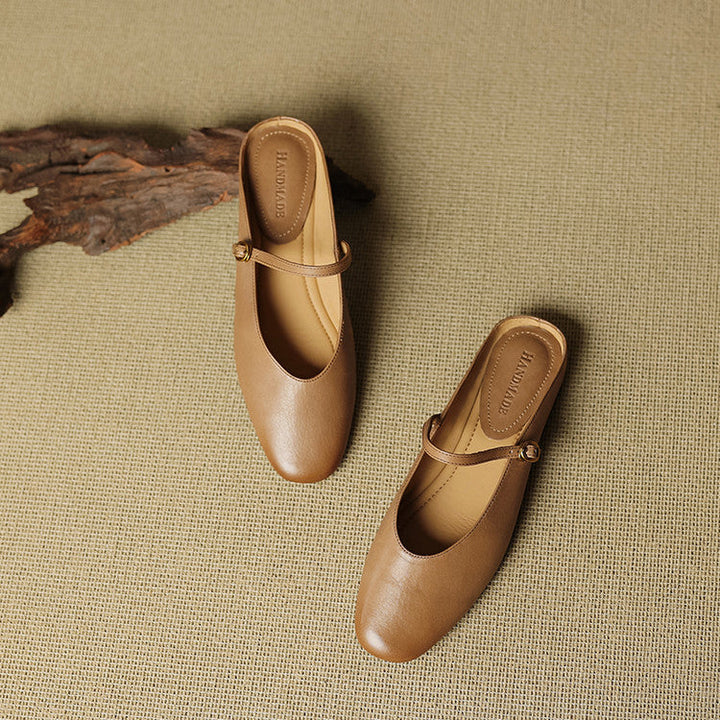 Muse & Valeur | Genuine Leather Mules for Women