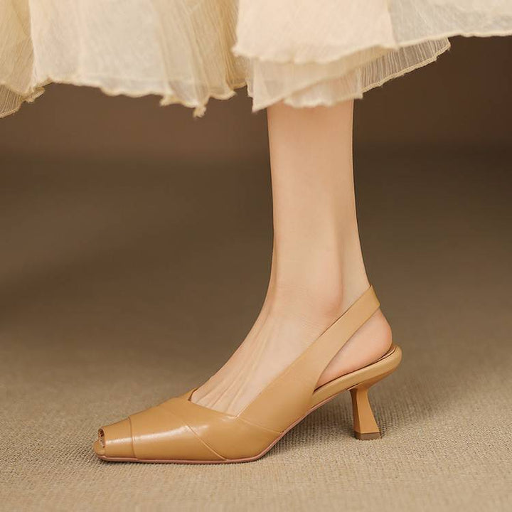Muse & Valeur | Genuine Leather Slingbacks for Women