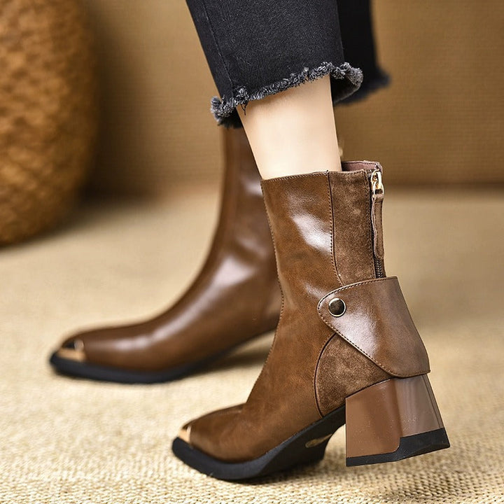 Muse & Valeur | Leather Ankle Boots for Women