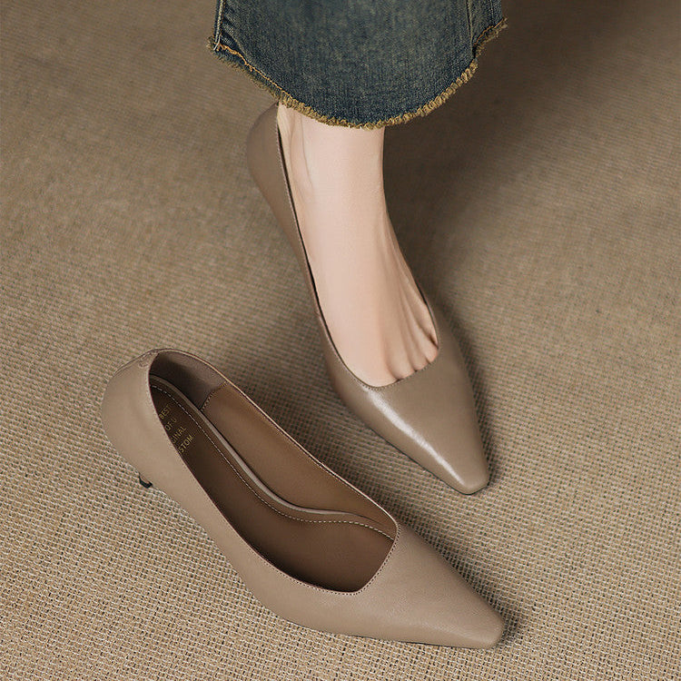 Muse & Valeur | Genuine Leather Heels for Women