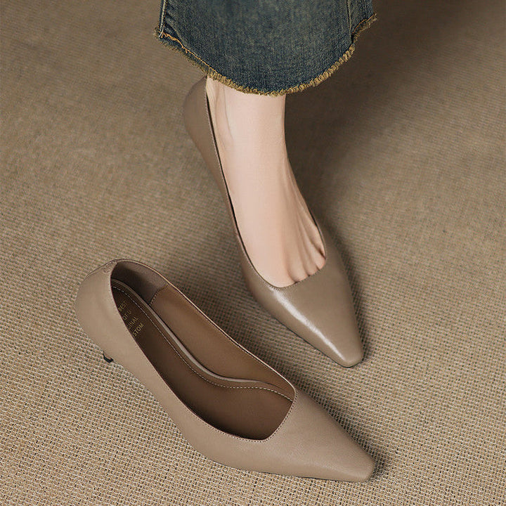 Muse & Valeur | Genuine Leather Heels for Women