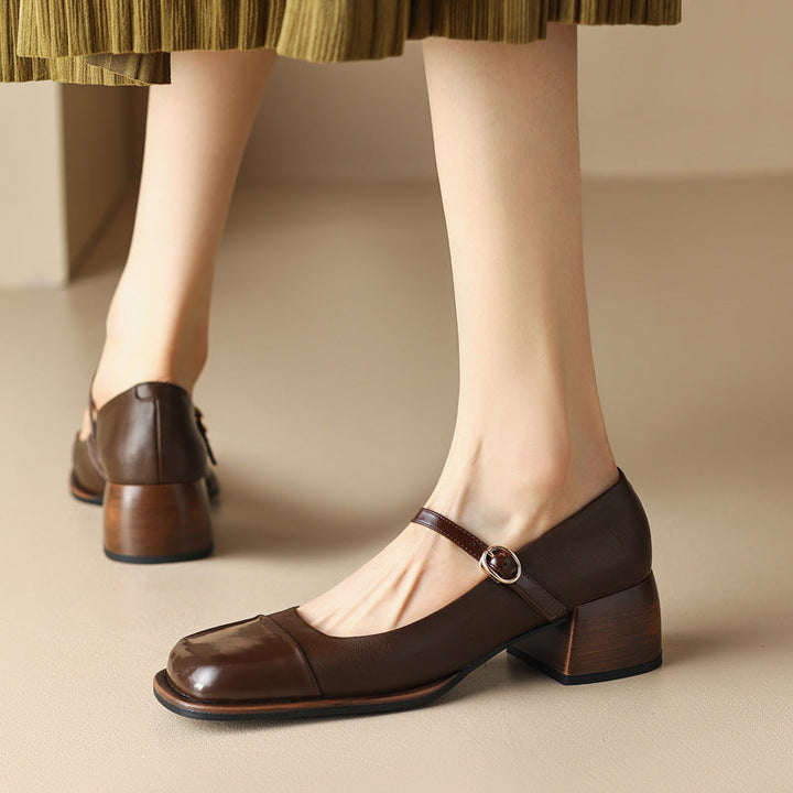 Muse & Valeur | Genuine Leather Heels for Women