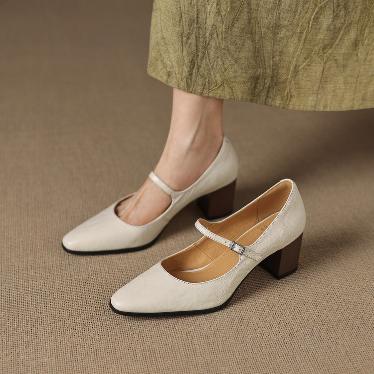 Muse & Valeur | Genuine Leather Heels for Women