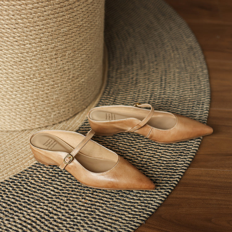 Muse & Valeur | Genuine Leather Mules for Women