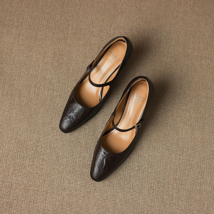 Muse & Valeur | Genuine Leather Heels for Women