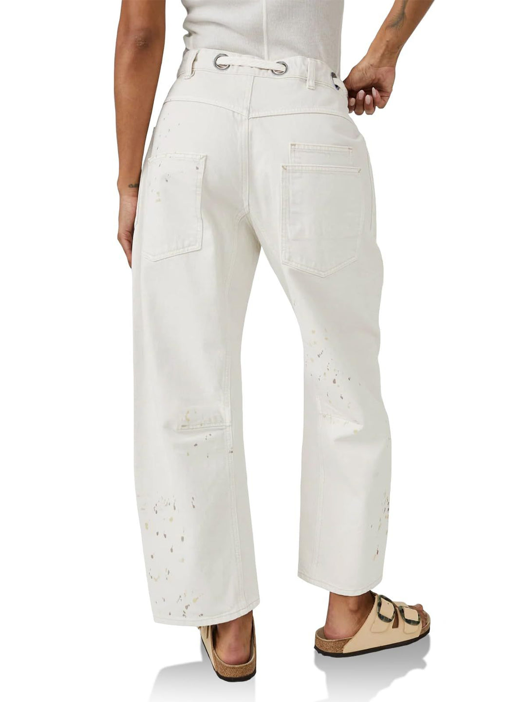 Muse & Valeur | Artisan Pants for Women in Natural Fabric, Relaxed Fit, Beige