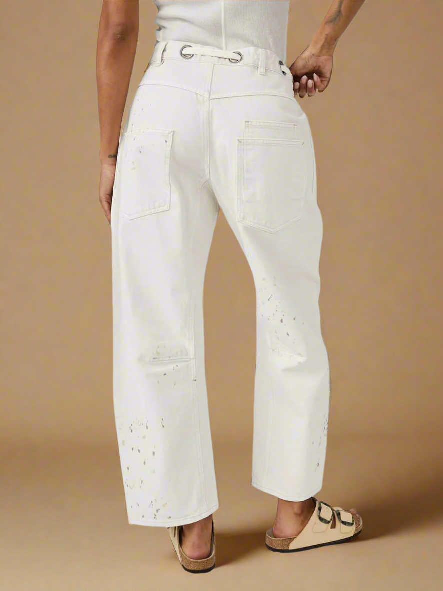 Muse & Valeur | Artisan Pants for Women in Natural Fabric, Relaxed Fit, Beige