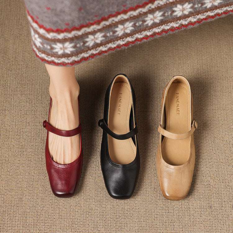 Muse & Valeur | Genuine Leather Flats for Women
