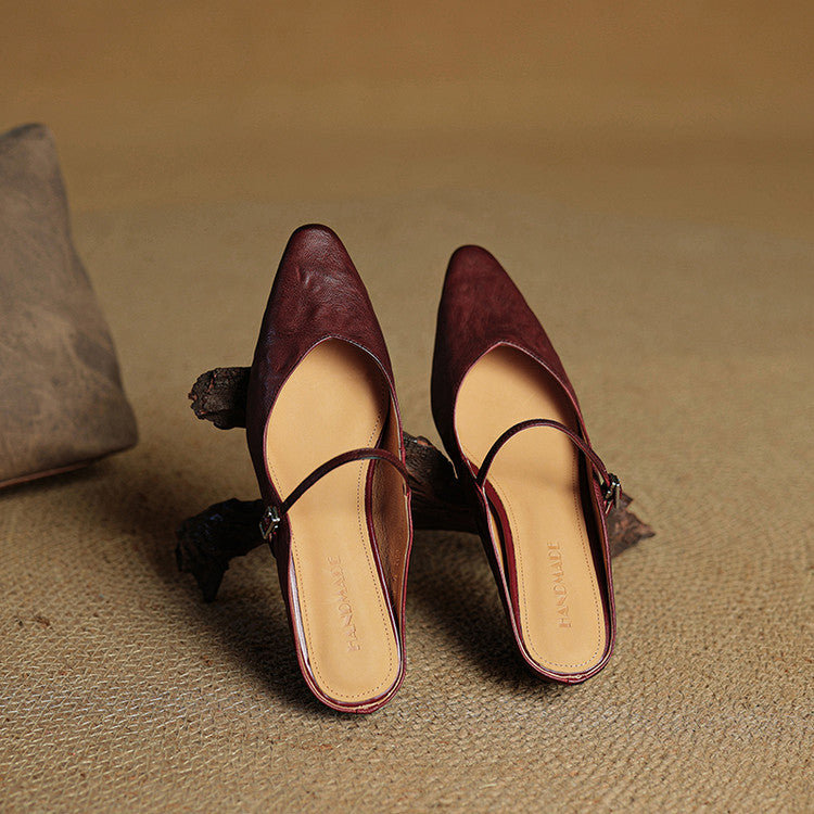 Muse & Valeur | Genuine Leather Mules for Women