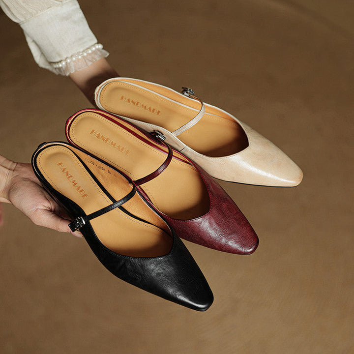 Muse & Valeur | Genuine Leather Mules for Women