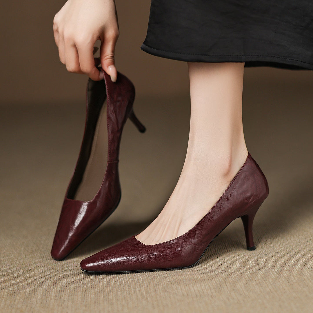 Muse & Valeur | Genuine Leather Heels for Women
