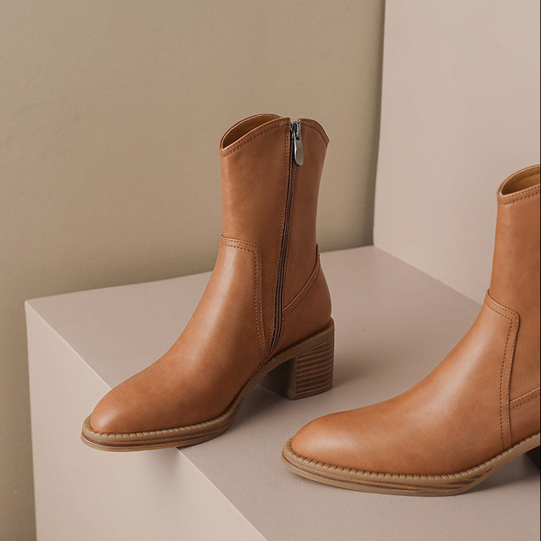 Muse & Valeur | Genuine Leather Boots for Women