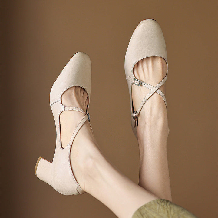 Muse & Valeur | Genuine Leather Heels for Women