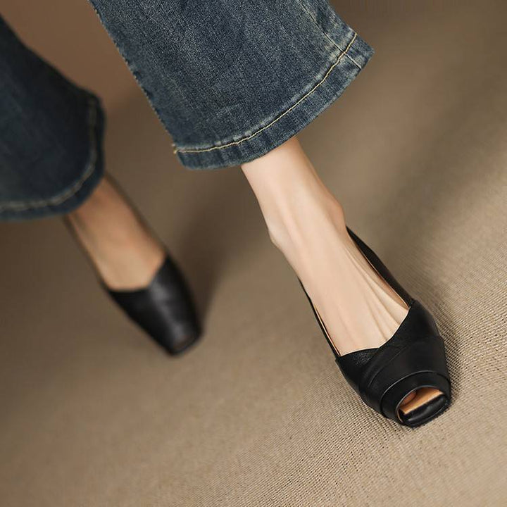 Muse & Valeur | Genuine Leather Slingbacks for Women