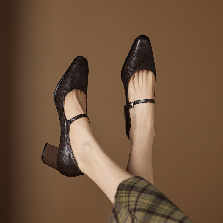 Muse & Valeur | Genuine Leather Heels for Women