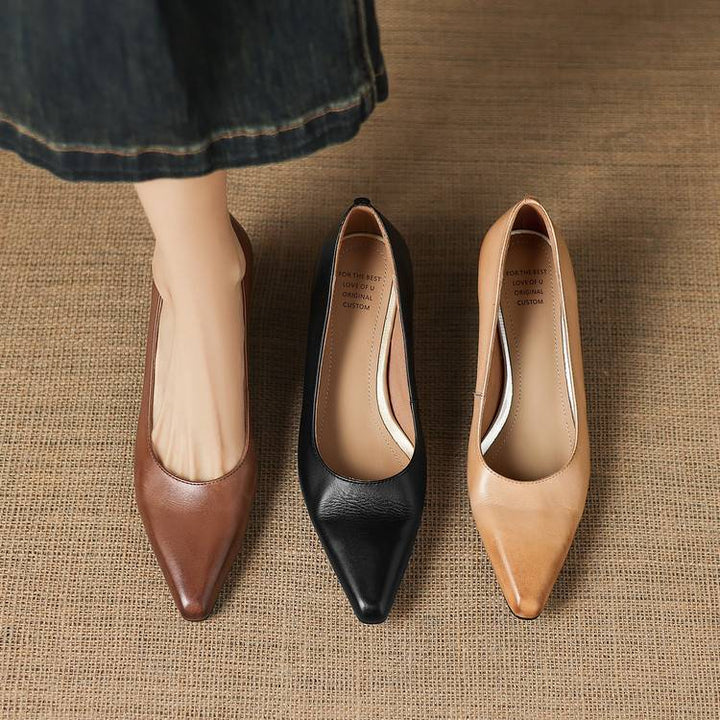 Muse & Valeur | Genuine Leather Heels for Women