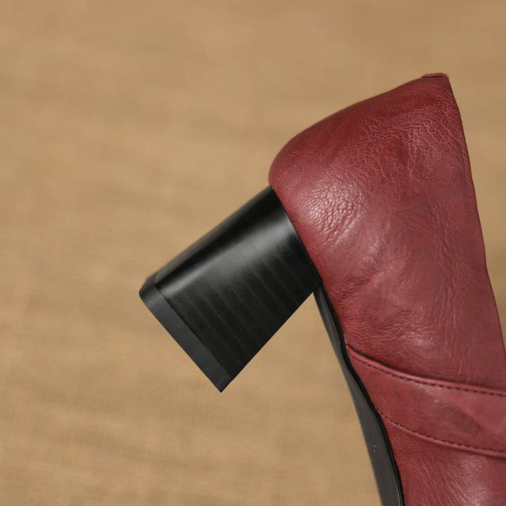 Muse & Valeur | Genuine Leather Heels for Women