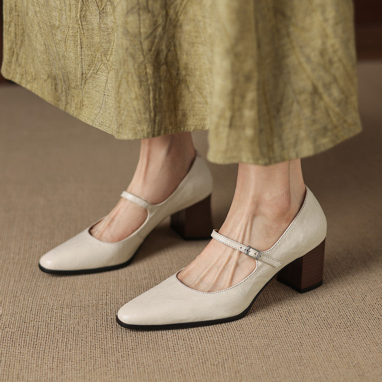 Muse & Valeur | Genuine Leather Heels for Women