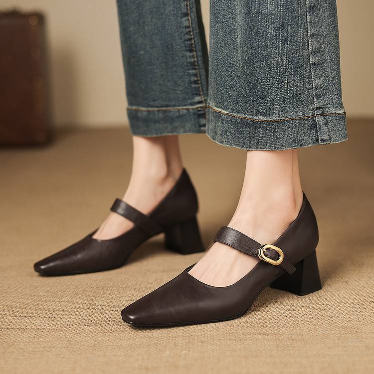 Muse & Valeur | Genuine Leather Heels for Women
