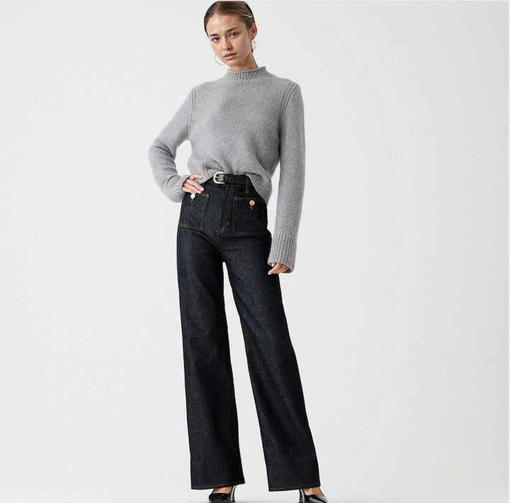 Muse & Valeur | Classic Wide-Leg Jean for Women in Denim