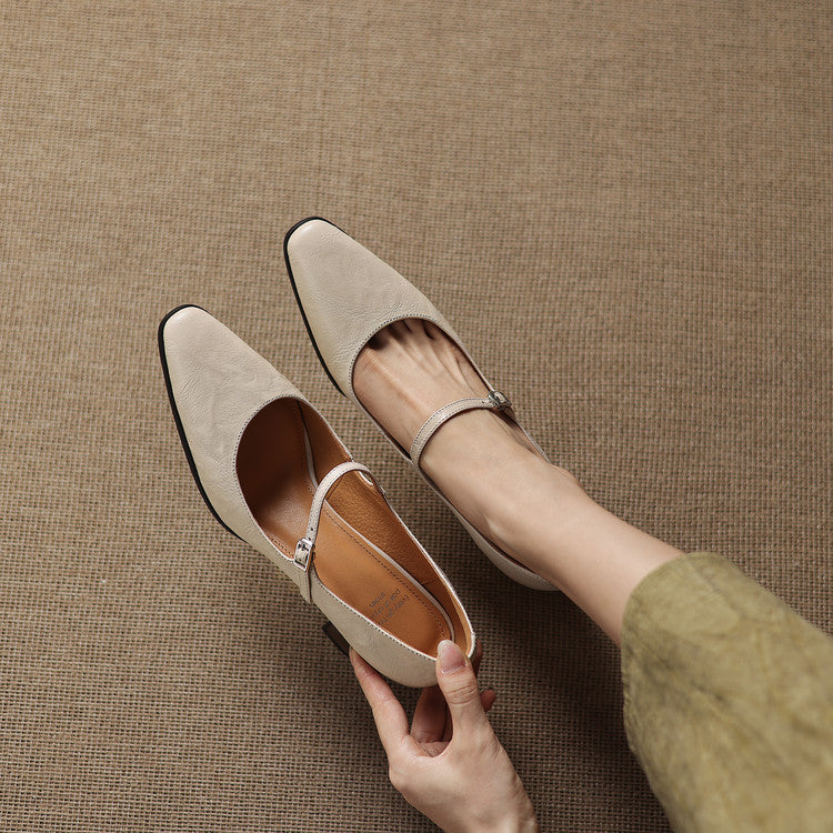 Muse & Valeur | Genuine Leather Heels for Women
