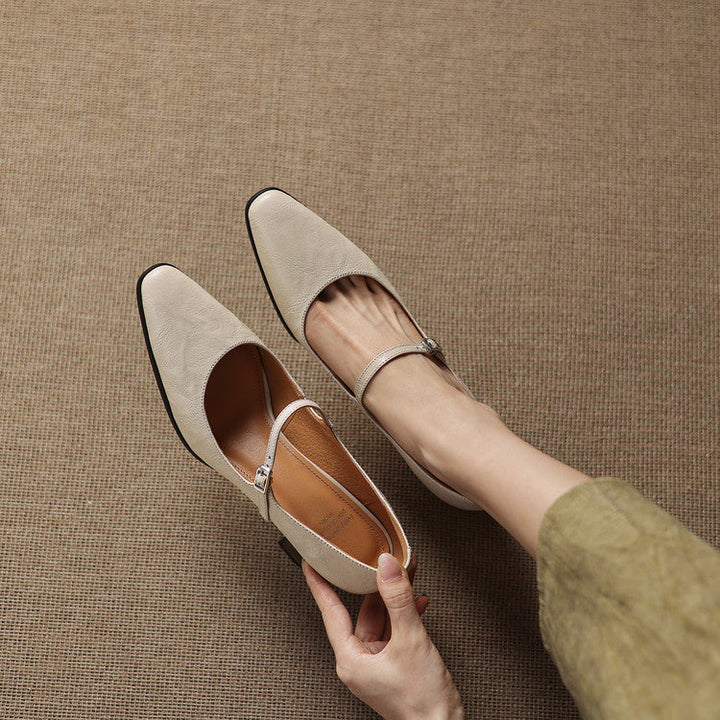 Muse & Valeur | Genuine Leather Heels for Women