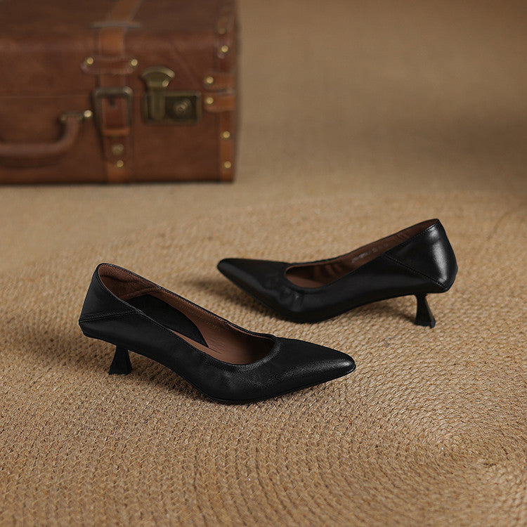 Muse & Valeur | Genuine Leather Heels for Women