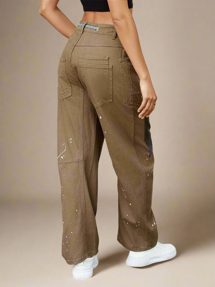 Muse & Valeur | Artisan Pants for Women in Natural Fabric, Relaxed Fit, Beige