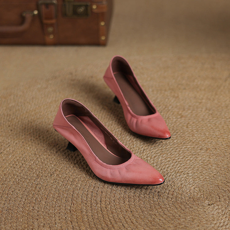Muse & Valeur | Genuine Leather Heels for Women