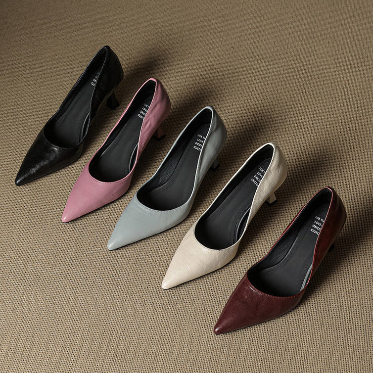 Muse & Valeur | Genuine Leather Heels for Women